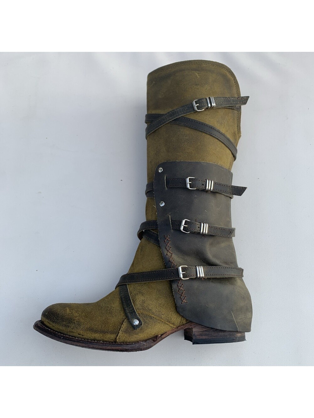 Freebird Rylie Sz 9 Boots Olive Green Tall - Picture 6 of 11